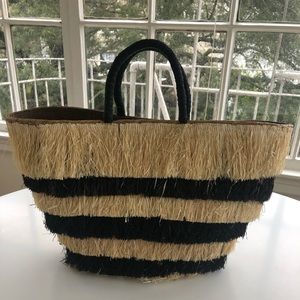 Kayu straw beach tote